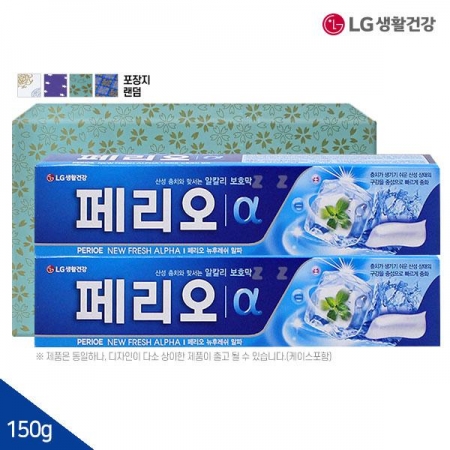 엘지 페리오 알파 치약 150G 2P (AM) #2
