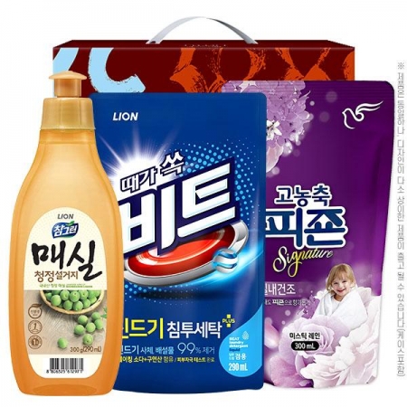 친환경 참그린 매실 300 용기 비트액체 피죤 3종 // 명절 선물세트 추석 설날 #3