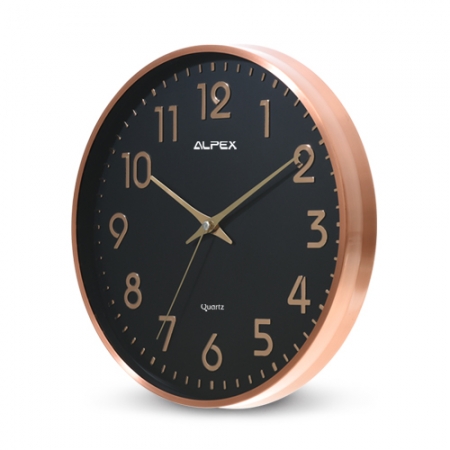 알펙스 로즈골드 무소음 벽시계 LW-773 #2