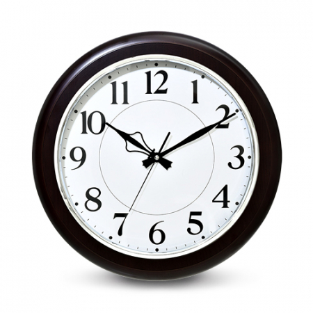 블랙 우드링 무소음 벽시계 LW788, 320 #2