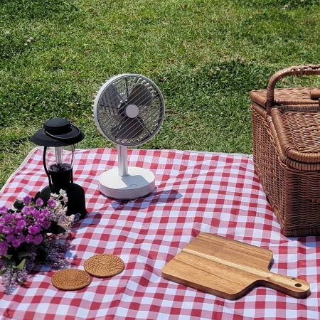 양면 방수 감성 체크 무늬 돗자리 피크닉 매트 팩 고정형 200 x 200 #7