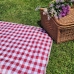 작은이미지: 양면 방수 감성 체크 무늬 돗자리 피크닉 매트 팩 고정형 150 x 200 #8