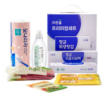 주방선물세트_항균위생장갑,백,고무장갑,수세미외총 8종 #2