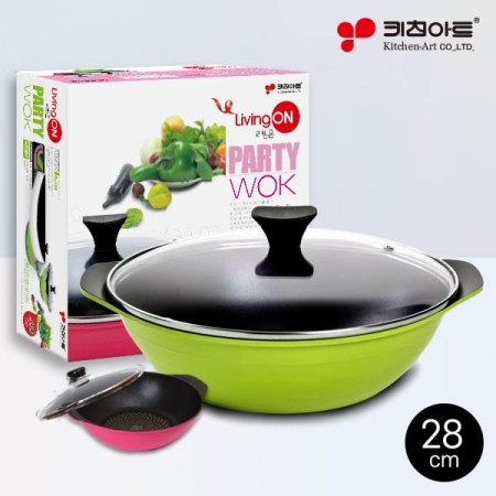 [ 선물세트] 키친아트 파티웍28양수 #2