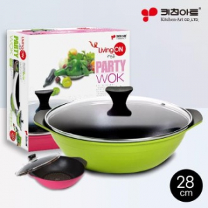 [ 선물세트] 키친아트 파티웍28양수