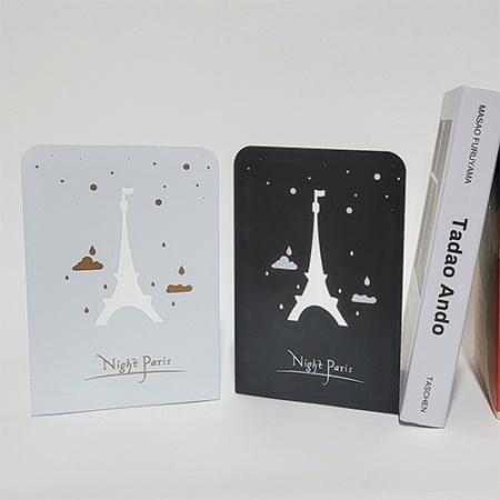 책정리 지지대 칸막이 고정 책꽂이 이미지 북엔드 타임형 기린형 에펠탑형 2p 1 세트 #5