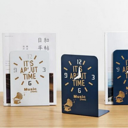 책정리 지지대 칸막이 고정 책꽂이 이미지 북엔드 타임형 기린형 에펠탑형 2p 1 세트 #3