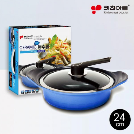 [판촉물 답례품 선물세트] 키친아트 넘침방지 세라믹 냄비 24전골 #3