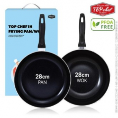 [선물세트] 탑셰프 IH 후라이팬 28cm + 궁중팬28cm (2종)