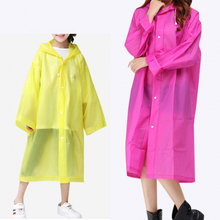 EVA 고급 코트형 우의 (성인용 / 아동용) / 우비 / 레인코트 / 비옷 #2