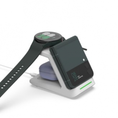 스위스콜스 갤럭시용 고속충전기 3in1 무선충전기 맥세이프 충전기