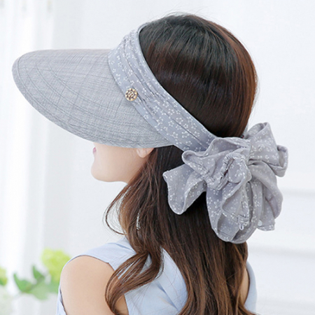 여름 여성 자외선 차단 그늘막 햇빛 가리개 모자 #5