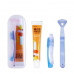 작은이미지: 접이식 칫솔치약세트 2호 (페리오치약,접이식칫솔,혀클리너) #3