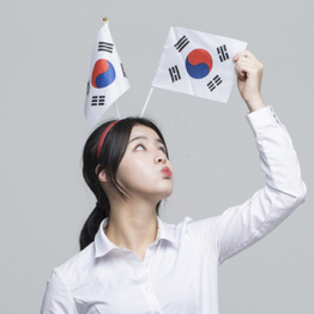 행사용 미니 깃발 태극기 중형 #5