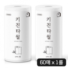 오늘의 쉼표 키친타올 60매 x 1롤