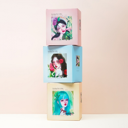 송블리 드립백 커피 3가지 맛 박스당 티코스터 1장 포함 #3