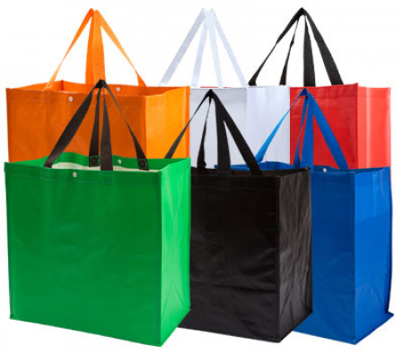 에코사랑 화이트 타포린 가방 6컬러 대형 장바구니 #3