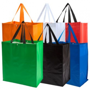 에코사랑 화이트 타포린 가방 6컬러 대형 장바구니