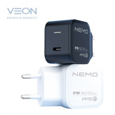 베온 네모 PD 25W PPS 초고속 가정용 충전기 (C포트 1구) (케이블 미포함)