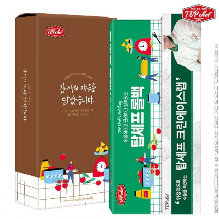 [ 선물세트] 탑셰프 롤백 100매 크린에이스랩 20m (2종) #3