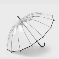 투명 비닐 매직 우산 장우산 16K
