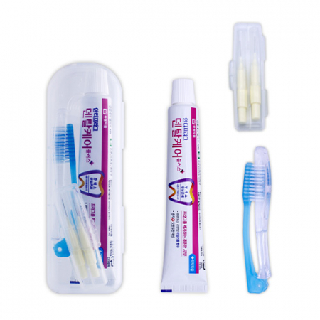 접이식 칫솔치약 세트 14호 (안티프라그치약,접이식칫솔,치간칫솔2) #3
