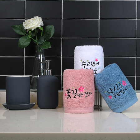 [송월타올] 럭키 180g 코마 40수 타올 2p 선물세트 +쇼핑백 블랙박스 #4