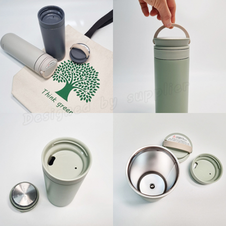 락앤락 선물세트 메트로 투웨이 475ml 텀블러 (14호) 칫솔걸이 치과용 칫솔 치약 세트 #3