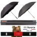 작은이미지: 협립 75 카본 무광 리더스 우산+70 슈트 블랙 원목손 우산 - 골프장우산 2P 세트 #2