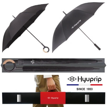 협립 70 도넛클립 우산 +70 시크블랙 우산- 장우산 2P 세트 #2