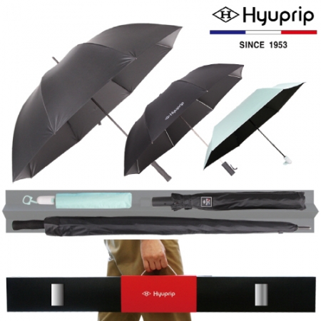 협립 80 카본암막 울트라 우산 +2단 암막 고밀도 우산 +3단 야옹이 완전자동 우산- 패밀리 우양산 3P 세트 #2