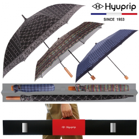 협립70 클래식 우산 + 2단 멀티 우산 + 3단 클래식 수동 우산 - 패밀리 우산 3P 세트 #2