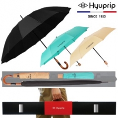 협립 70 갤럭시 16K 원목곡자 우산 +3단 마시멜로 수동 우산 +3단 완전자동 우산 - 패밀리 우산 3P 세트