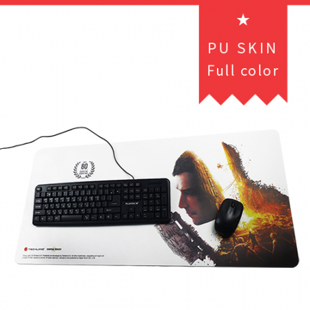PU가죽 컬러프린팅 마우스패드 800*400, 풀컬러인쇄 데스트매트 #3