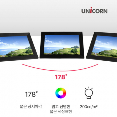 유니콘 와이파이 터치 디지털액자, 10인치 IPS패널 다기능 터치 1280 X 800 스마트 와이파이 디지털액자 LTD-1000TW #8
