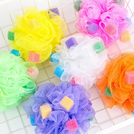 컬러풀 스펀지 샤워볼 / 샤워 타올 #2