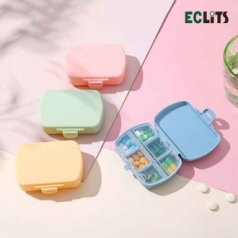 에클리츠 파스텔 약통 휴대용 알약 정리함 구급함 케이스