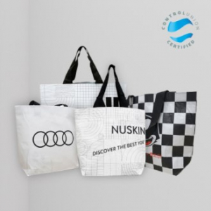 고밀도 알페트 (r-pet) 리유저블백 (중, 45 * 38 * 13cm) 주문제작형