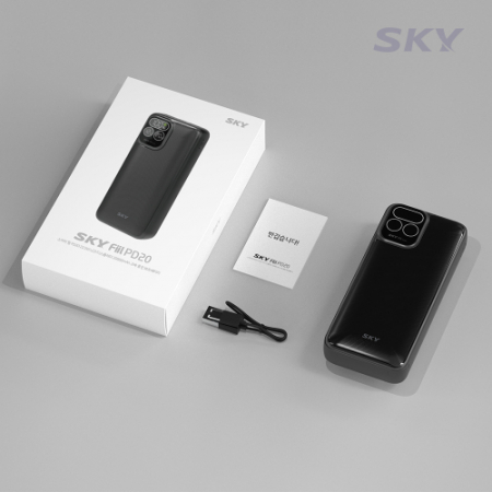 스카이필 SKY PD20 유선 고속충전 보조배터리 PD20 20,000mAh #6