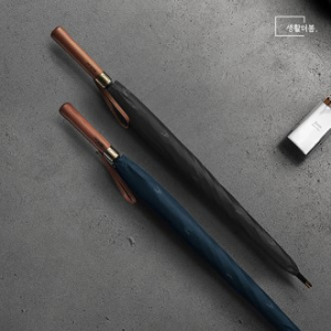 생활더봄 OLYCAT 8K 사슴패턴 우드그립 초대형 프리미엄 골프 자 동장우산