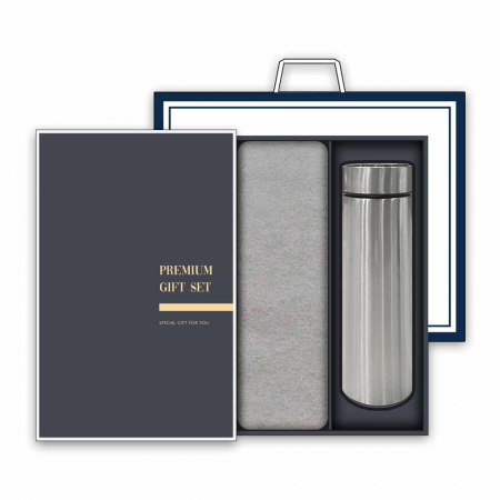 송월 프리미엄 텀블러 세트(뉴컬러 무지타올 1매 + 스마트 텀블러 500ml 1개) #2