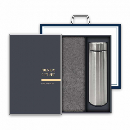송월 프리미엄 텀블러 세트(30수 190g 타올 1매 + 스마트 텀블러 500ml 1개) #2