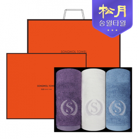 [송월타올] 슈퍼클래스 뱀부 S80 3P 타올세트 #2