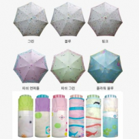 5단 초경량 미니 우양산