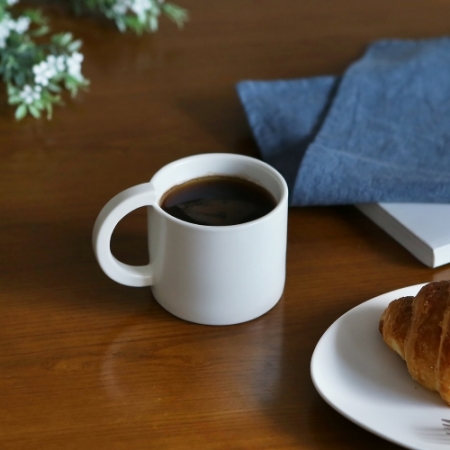 에라토 룬머그 도자기 머그컵 화이트, 차콜 #7