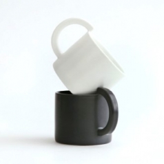 에라토 룬머그 도자기 머그컵 화이트, 차콜