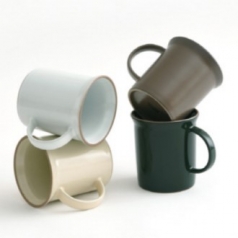 에라토 마르머그 도자기 머그컵 화이트, 포그, 웜우드, 세피아