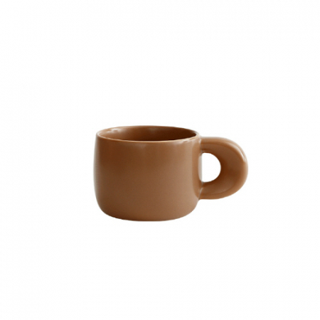 에라토 벌룬 머그 도자기 머그컵 크림, 브라운, 네이비 #5