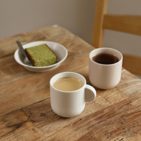 에라토 보니토 머그 도자기 머그컵 아이보리, 로즈핑크 #6