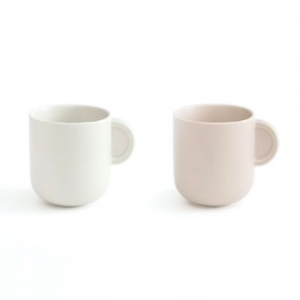 에라토 보니토 머그 도자기 머그컵 아이보리, 로즈핑크